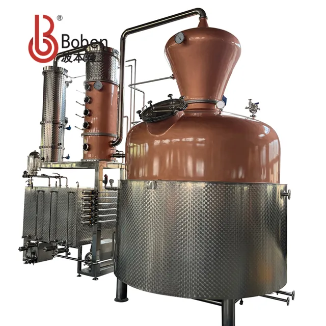 Commercial Distiller Copper Distillery Equipment