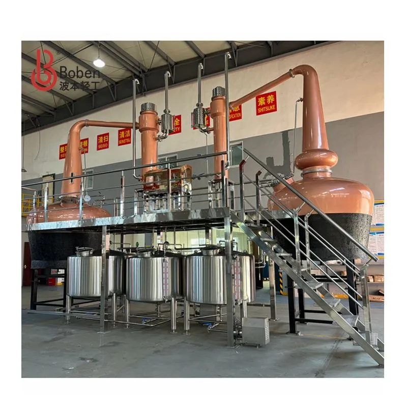 เครื่องกลั่นแบบ Wash Still ขนาด 3,500 ลิตร เครื่องกลั่นสุราแบบ Spirit Still ขนาด 2,500 ลิตร เครื่องกลั่นวิสกี้แบบ Pot Still สำหรับขาย